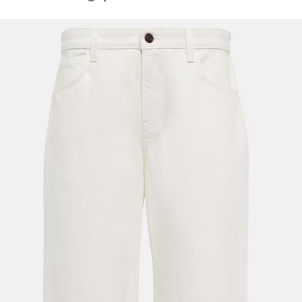 The Row White Eglitta Denim, Brand New Size 8